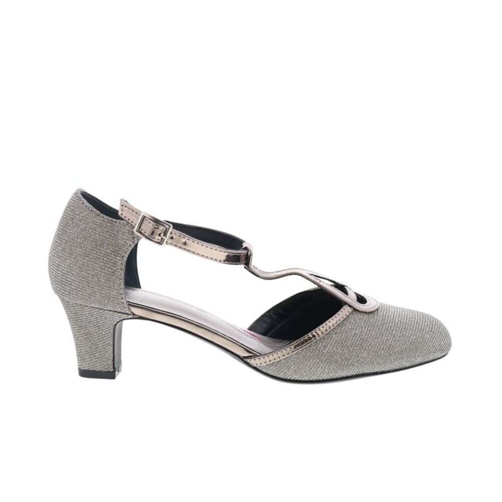 Ros Hommerson Womens Heidi Silver Shoes (NWT)